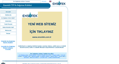Desktop Screenshot of ensotek.com